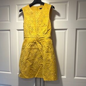 J. Crew Vibrant Yellow Mini Dress